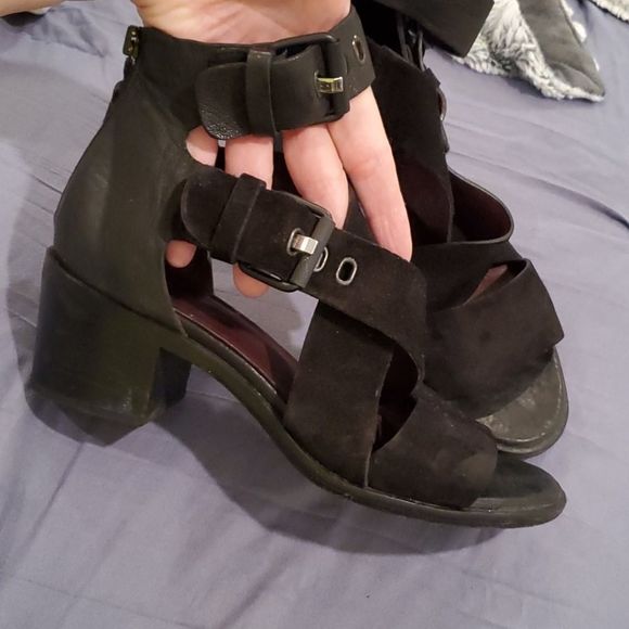 Rag & bone suede and leather Madrid sandals - Picture 8 of 14